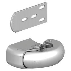 GateMate Kenham Auto Gate Catch - 60 x 16.5 x 49mm - Bright Zinc Plated