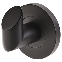 Altro Classic Robe Hook - 52mm Diameter - Matt Black