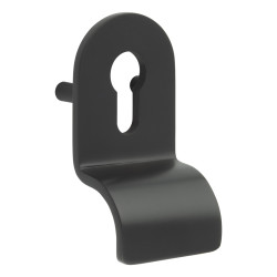 CRES by Frelan Lug Fixed Euro Cylinder Pull - 96 x 50mm - Black