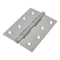 Steel Butt Door Hinge - 100 x 67mm - Durosil Silver Finish