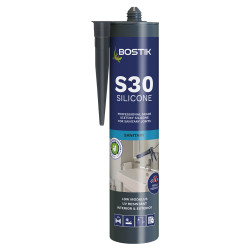 Bostik S30 Acetoxy Sanitary Sealant - 310ml - Grey