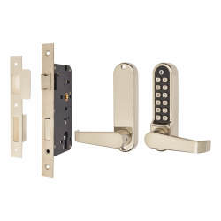 Borg BL5403 Easicode Pro Code Push Button Code Lock and Euro Lock - Stainless Steel