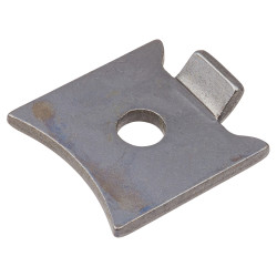 Altro Standard Raised Bookcase Clip - Satin Chrome Plated - Pack of 10