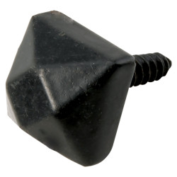Olde Forge Door Stud - 15 x 15mm - Antique Black Iron - Pack of 10
