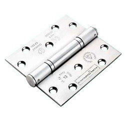 Enduro Triple Knuckle Thrust Grade 13 Butt Fire Door Hinge - 100 x 89 x 3mm - 304 Stainless - Pair
