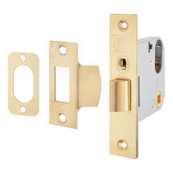 UNION 2332 Mortice Nightlatch - 65mm Case - 47mm Backset - Polished Brass