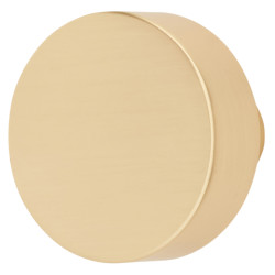 Altro Rye Round Cabinet Knob - 30mm Diameter - Satin Brass