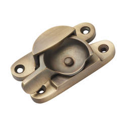 Altro 14mm Narrow Keep Fitch Sash Window Fastener - 65 x 14mm - Antique Brass