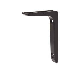 Touchpoint Aluminium Shelf Bracket - 65 x 100mm - Black