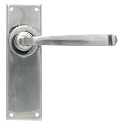 From The Anvil Polished Stainless Steel Latch Door Handles - Avon Range - 152 x 48mm