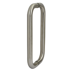 Altro 19mm D-Bar Door Pull Handle - Back to Back - 305mm Centres - Satin Stainless Steel