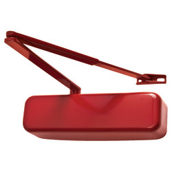 Hoppe AR3500 Fire Door Closer - Power Size 2-4 - Push/Pull - Rouge Red & Matching Arm
