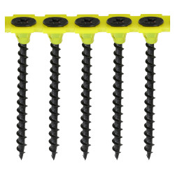 TIMCO Collated Coarse Thread Drywall Screws - 3.5 x 50mm - Black Phosphate - Pack of 1000
