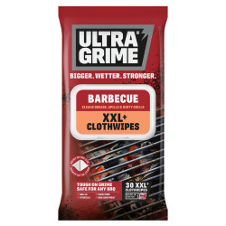 UltraGrime Life XXL+ BBQ Cloth Wipes - Pack of 30