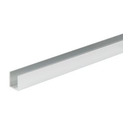 Bohle 2500mm U Channel - 10-12mm Glass Shower Doors & Panels - Polished Aluminium