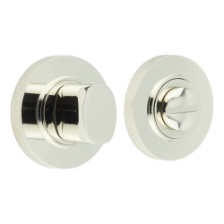 Burlington by Frelan Inner 3 Turn & Release with Knurled Rose - 47mm Diameter - Polished Nickel