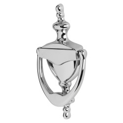 Arrone AR726K Traditional Urn Door Knocker - 151 x 76mm - Polished Chrome