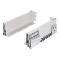 Klug Innobox Soft Close Drawer Pack - Without Rods - (H) 86mm x (D) 350mm - White