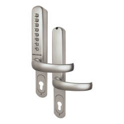 Borg BL6100 Push Button Code Lock for Multipoint Locks - Satin Stainless Steel