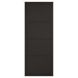 LPD Soho 4 Panel Pre-Finished Solid Internal Door - 1981 x 838 x 35mm - Black