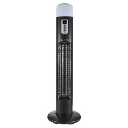Forum Zink Amber IP55 Floor Standing Patio Heater with Remote Control - 1480/2960W