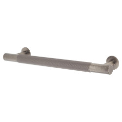 Carlisle Brass 13mm Knurled T-Bar Cabinet Pull Handle - 160mm Centres - Anthracite Grey