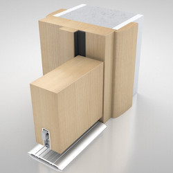 Norsound 810 Automatic Drop Down Seal - 835mm Length - Grey