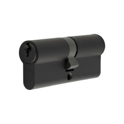 Eurospec 5 Pin 80mm Euro Double Cylinder - 40 + 40mm - Matt Black - Keyed to Differ
