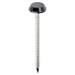 TIMCO Polymer Headed Nails - 50mm Length - Grey - Pack of 100