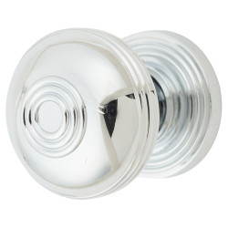 From The Anvil Prestbury Round Cabinet Knob - 32mm Diameter - Polished Chrome