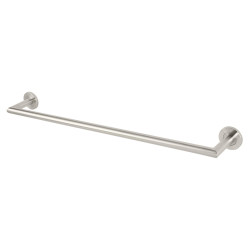 De L'Eau Round Towel Rail - 650 x 85 x 19mm - 316 Stainless Steel