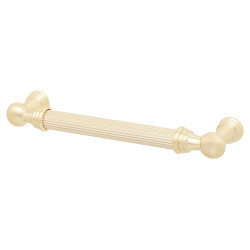 Altro Whitby Lines 10mm T-Bar Cabinet Pull Handle - 128mm Centres - Satin Brass