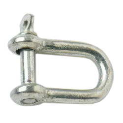 Dee Shackle - 10mm - Zinc Plated - Pack of 10