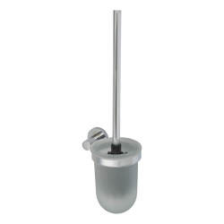 Fitzroy of London Style Toilet Brush Holder - 365 x 135 x 110mm - Polished Chrome