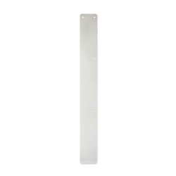 Touchpoint Aluminium Plain Finger Plate - 1000 x 100 x 1.5mm - Satin Anodised