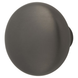 Alexander & Wilks Wade Round Cabinet Knob - 38mm Diameter - Dark Bronze