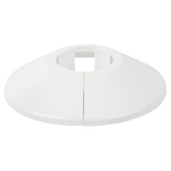 Pipe Collars - 65mm Diameter for 22mm Diameter Pipe - White