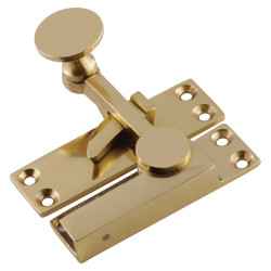 Touchpoint Quadrant Arm Sash Window Fastener - 72 x 20mm - Polished Brass