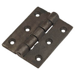 Cast Iron Butt Door Hinge - 75 x 55mm - Self Colour - Pair