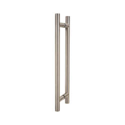 Altro 19mm T-Bar Door Pull Handle - Back to Back - 305mm Centres - Satin Stainless Steel