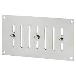 Altro Hit & Miss Vent - 165 x 89mm - Polished Stainless Steel