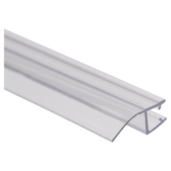 Croydex Clear PVC Shower Seal - Seal and Wipe - Suits 4-6mm Glass