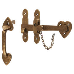 Olde Forge Antique Bronze Cottage Thumb Latch Set