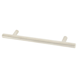 Touchpoint 12mm T-Bar Cabinet Pull Handle - 128mm Centres - Polished Nickel
