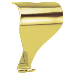 Moulding Hook - 45mm Length - Electro Brass - Pack of 5
