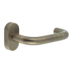 CRES by Frelan CR-106 uPVC Multipoint Door Handle on Oval Rose - Antique Brass