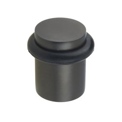 Burlington by Frelan Plain Floor Door Stop - 40 x 38mm - Dark Bronze
