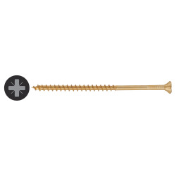 SPAX Yellox Pozi Countersunk Wood Screws - 5.0 x 100mm - Yellow Zinc - Pack of 100