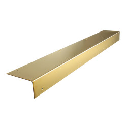 Hampstead Solid Brass Angle Door Step - 900 x 100mm - Polished