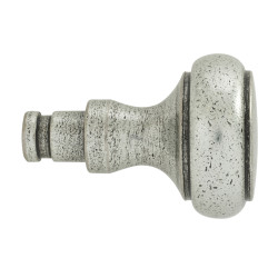 Olde Forge Regency Curtain Finials - Pewter